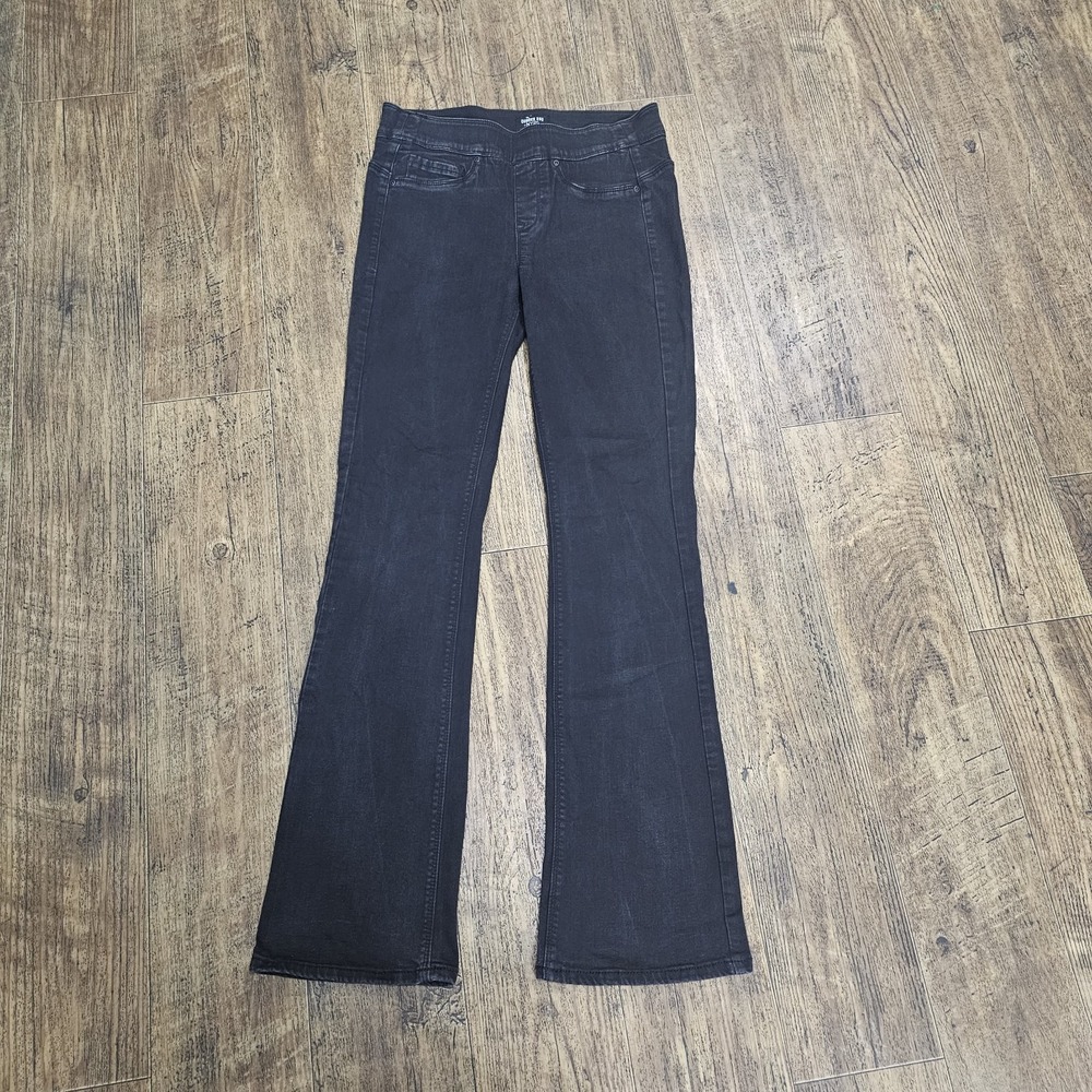 NYDJ Curves 360 Bootcut Straight Leg Jeans Light Wash Blue Women's Sz 8 Flare